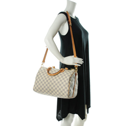 Louis Vuitton Damier Azur Speedy Bandouliere 30 2 of 8