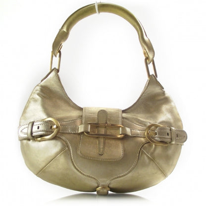 Jimmy Choo Leather Tulita Hobo Gold 1 of 10