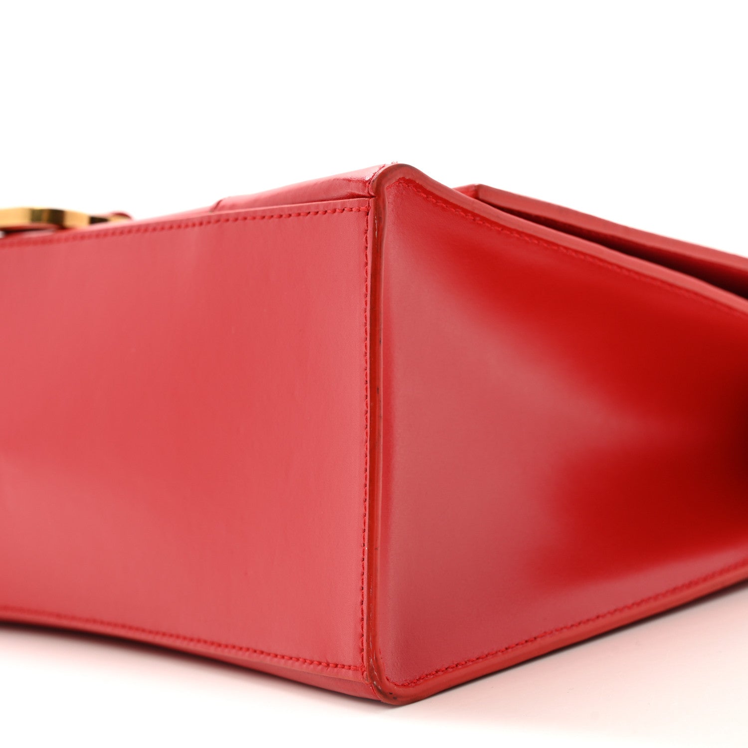 Balenciaga Shiny Box Calfskin Medium Hourglass Top Handle Bag Bright Red 9 of 14