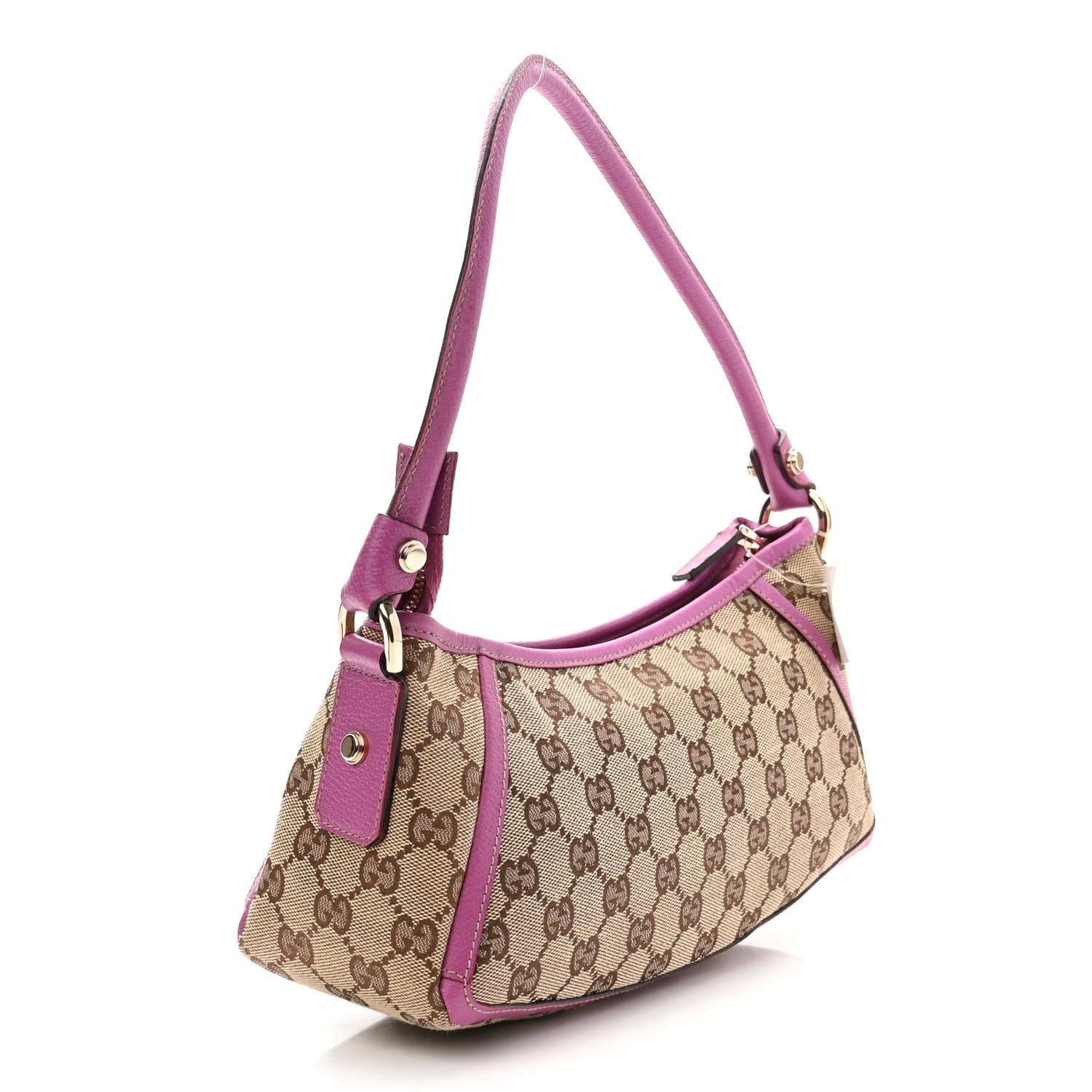 Gucci Monogram D Ring Abbey Pochette Pink 3 of 10