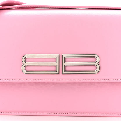 Balenciaga Calfskin Stripe Embossed Medium Gossip Bag Candy Pink 7 of 10