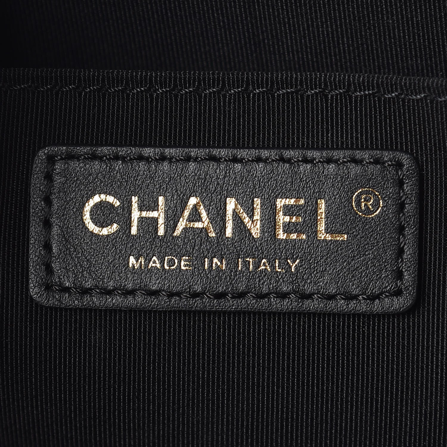 Chanel Calfskin Stitched Drawstring Bag Black 8 of 9