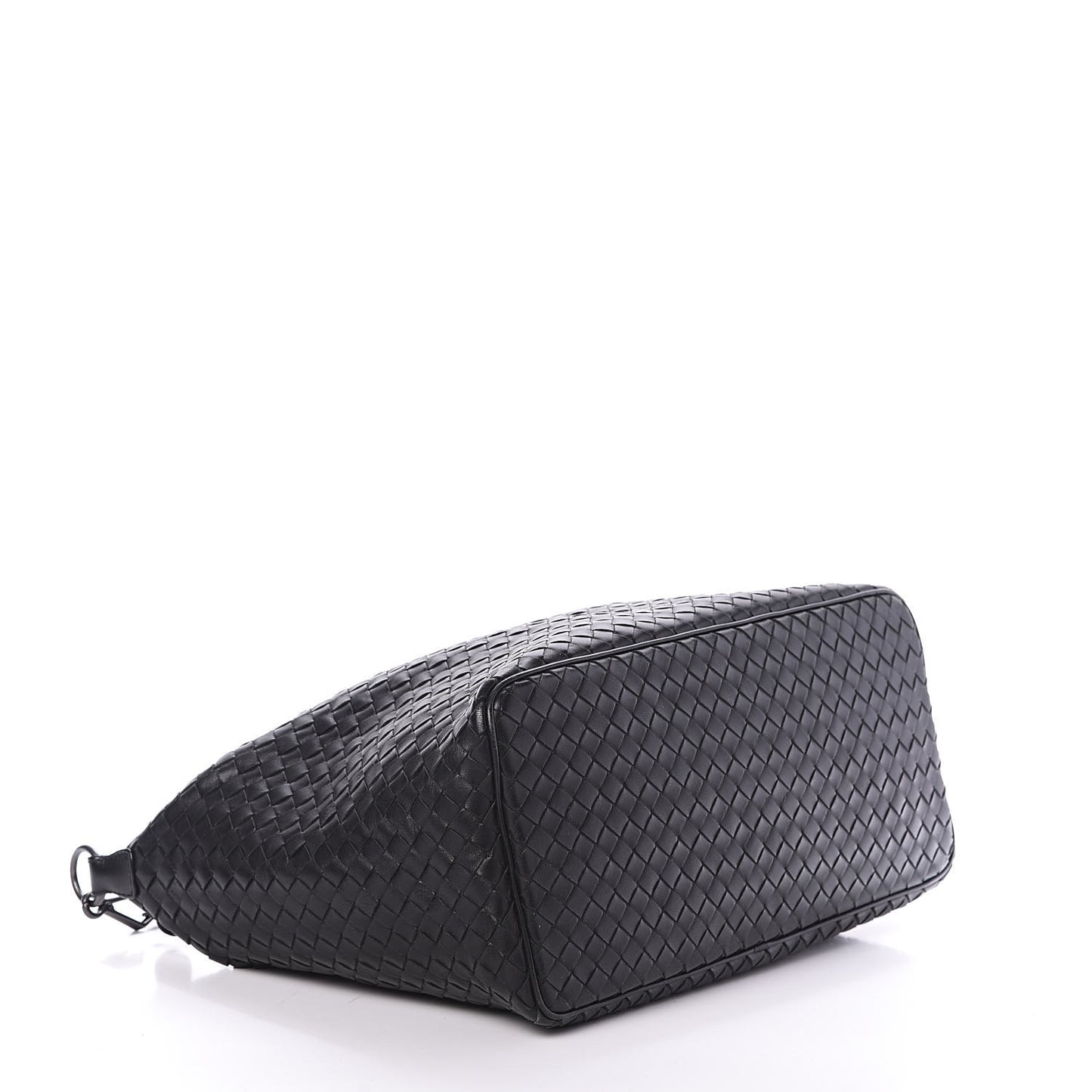 Nappa Intrecciato Shoulder Bag Black