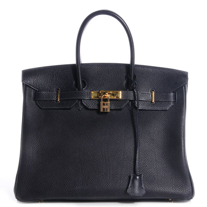 Hermes Togo Birkin 35 Indigo 1 of 28