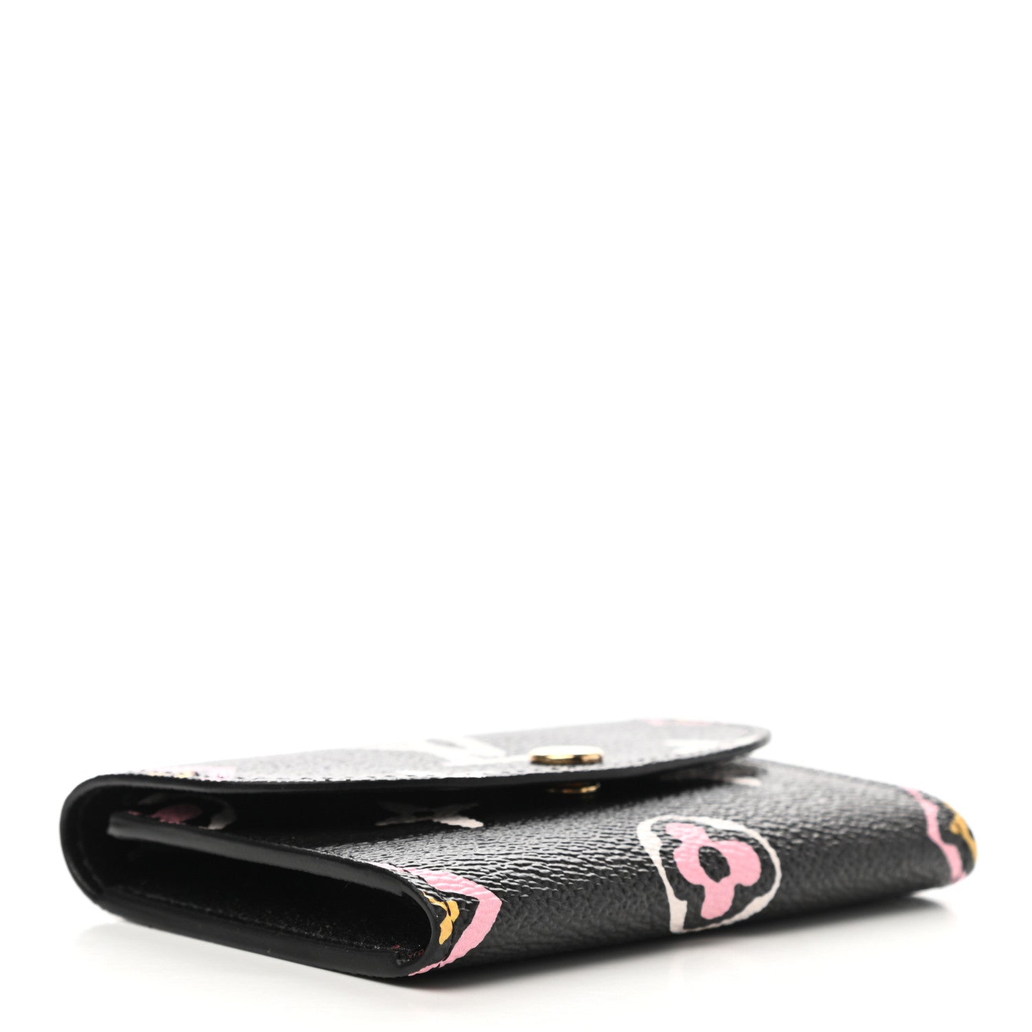 Louis Vuitton Monogram Giant Wild At Heart Rosalie Coin Purse Black 4 of 7