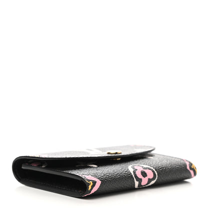 Louis Vuitton Monogram Giant Wild At Heart Rosalie Coin Purse Black 4 of 7