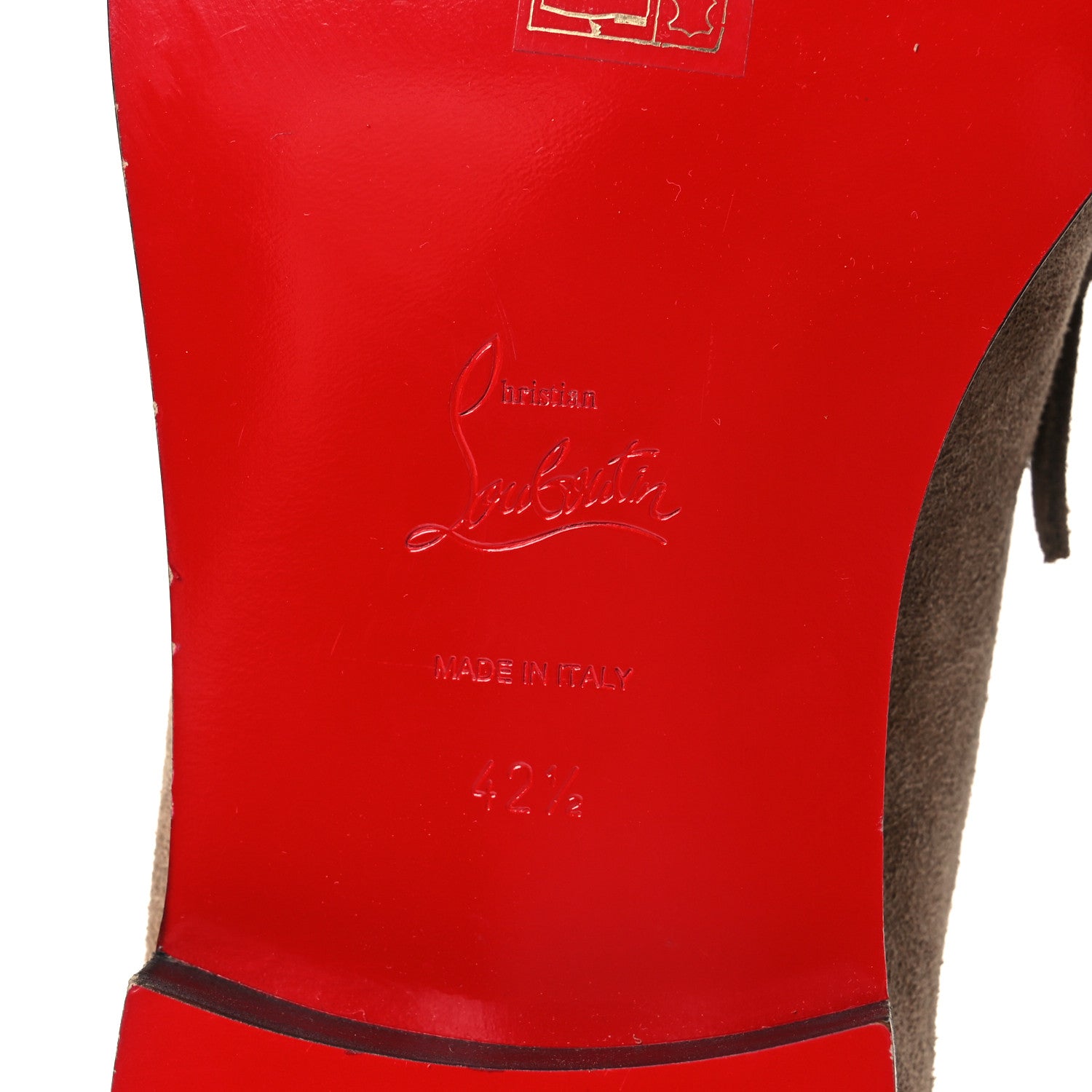 Christian Louboutin Crosta Alligator Embossed Mens Penny No Back Flat 42 Roca 8 of 11