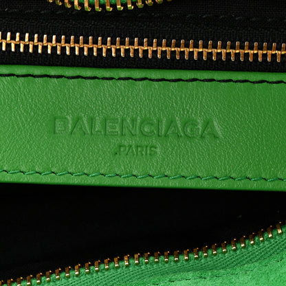 Balenciaga Suede Gold Metallic Edge Hardware City Vert Fluo 6 of 10