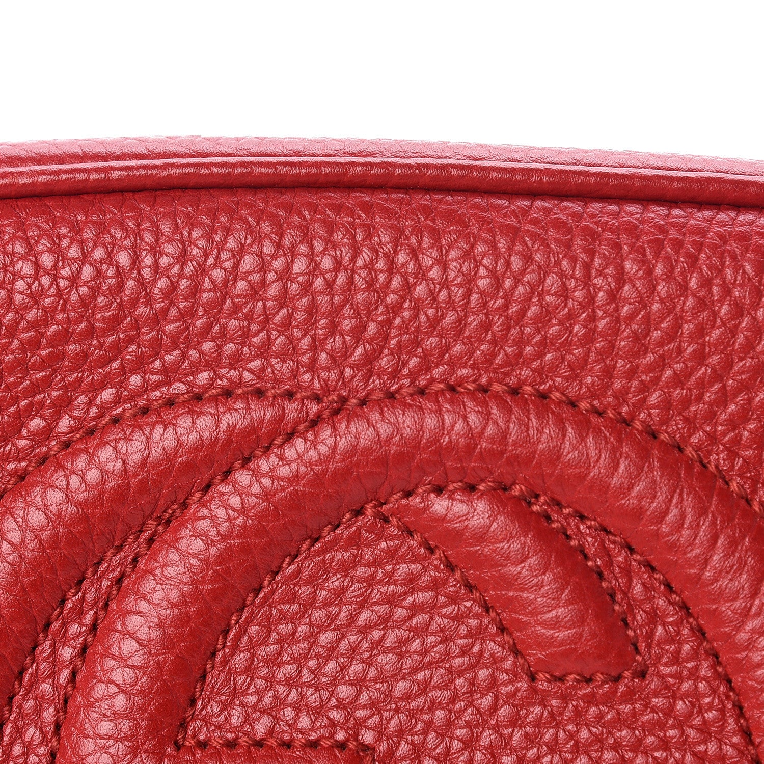 Gucci Pebbled Calfskin Small Soho Disco Bag Tabasco Red 10 of 10