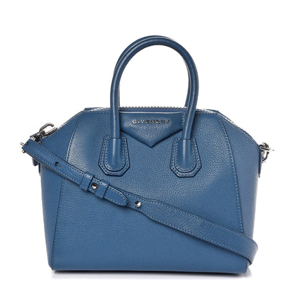 Givenchy Sugar Goatskin Mini Antigona Electric Blue 1 of 9
