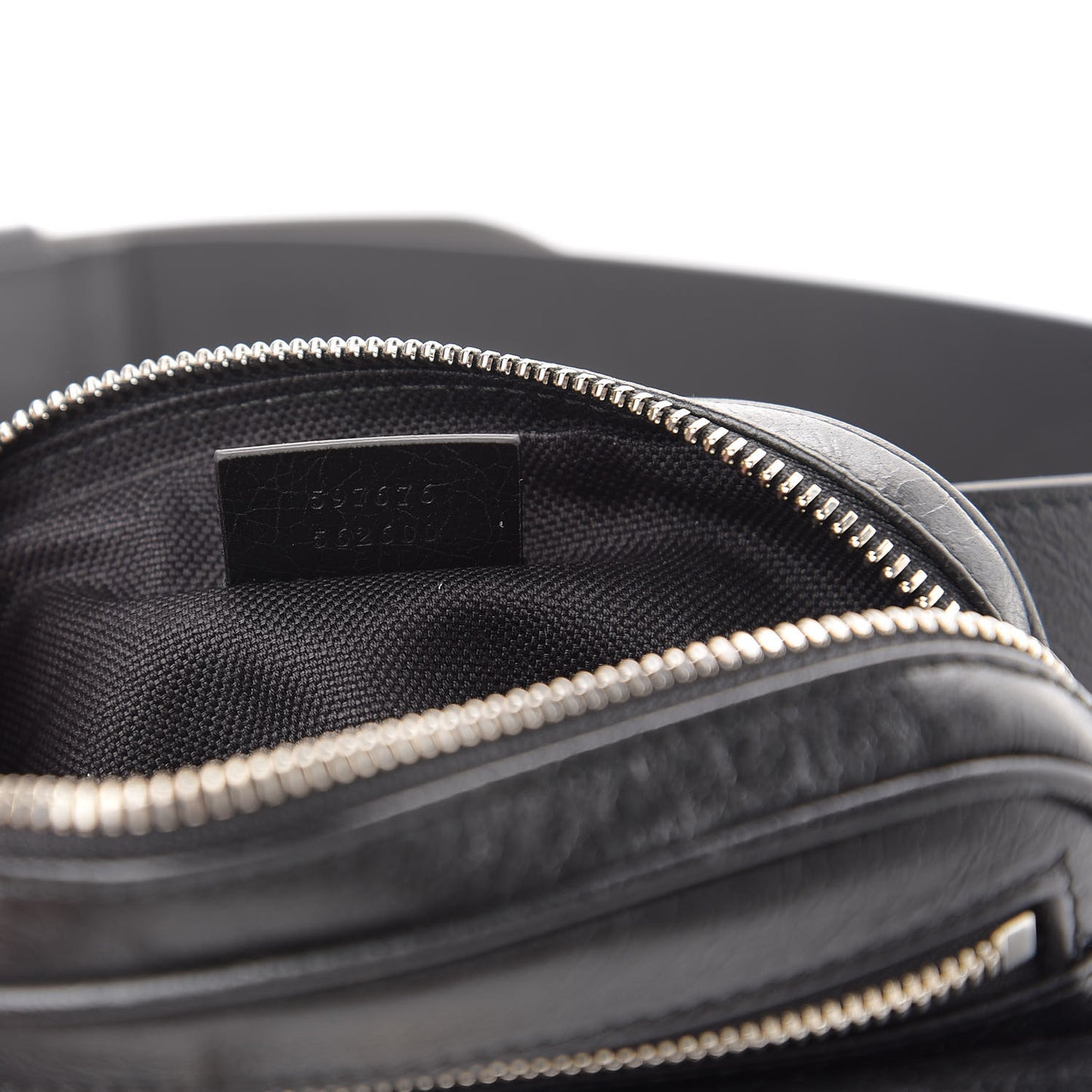 Fluffy Calfskin Mini Morpheus Belt Bag 90 36 Black