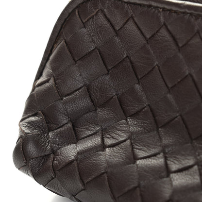 Bottega Veneta Nappa Intrecciato Cosmetic Case Ebano 10 of 11
