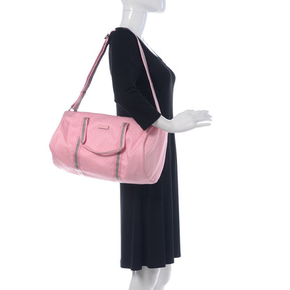 Gucci Nylon Microguccissima Gym Bag Pink 2 of 10