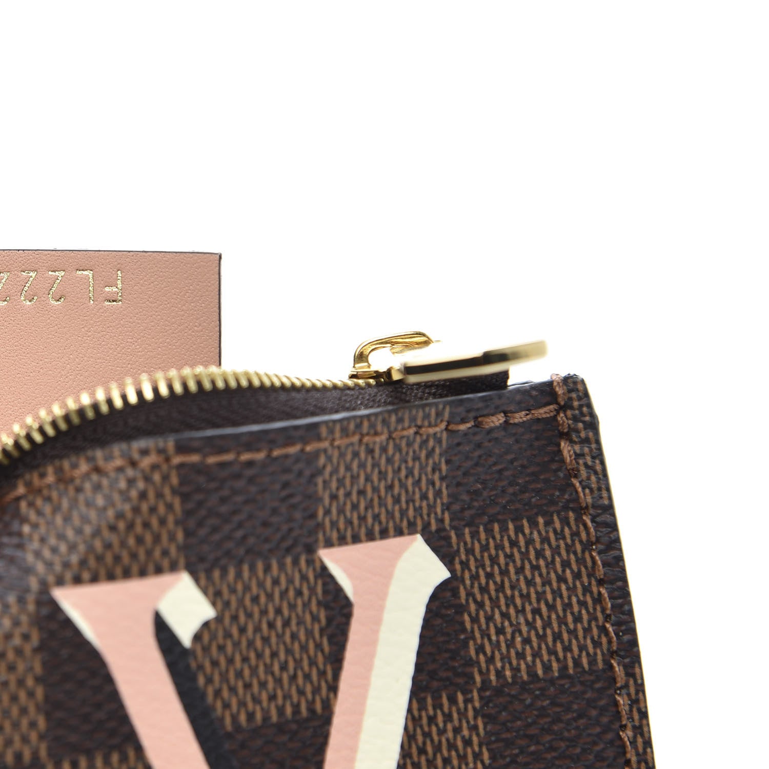 Louis Vuitton Damier Ebene Belmont Pochette Venus Pink 7 of 7