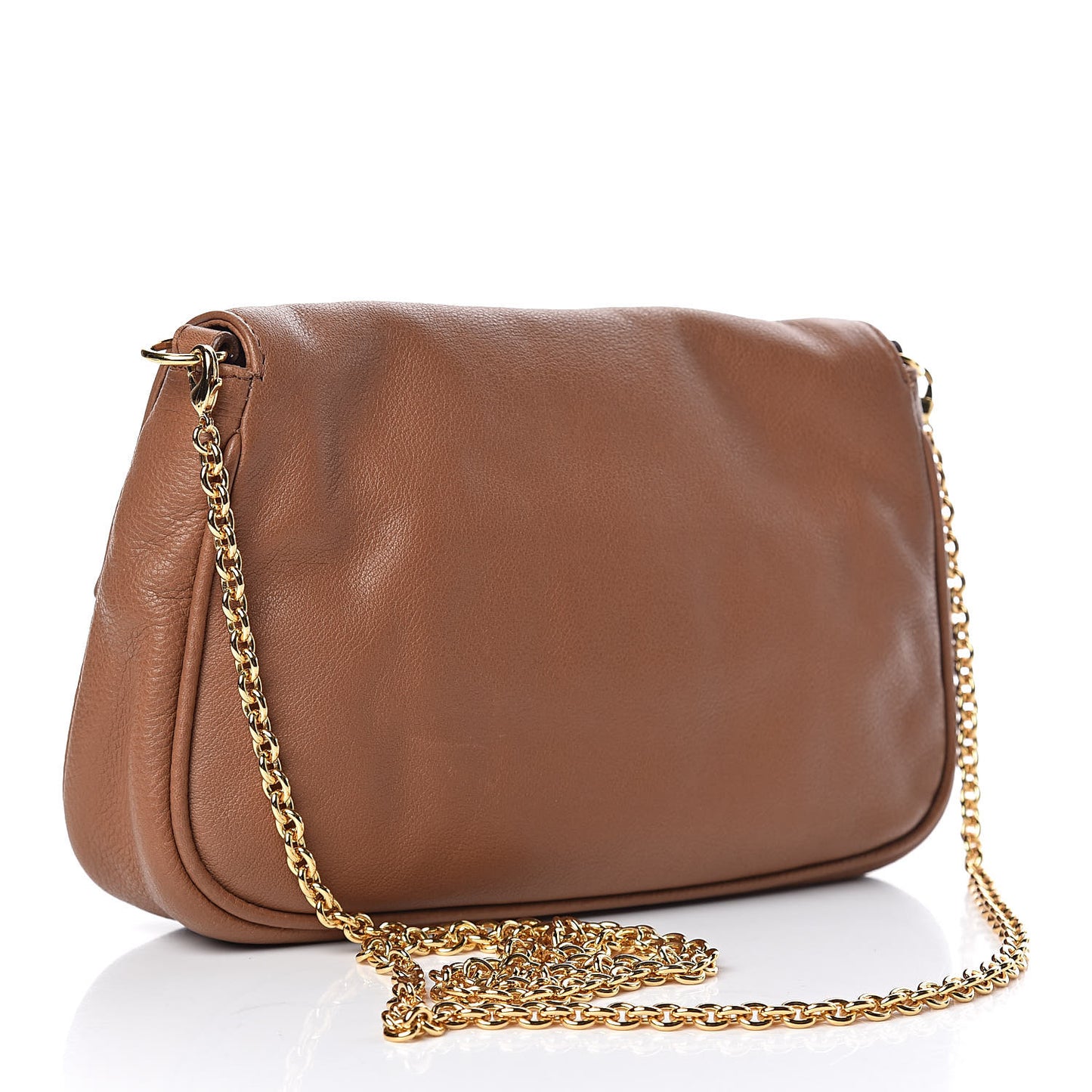 Vitello Flamingo Fendista Pouchette Crossbody Orzo