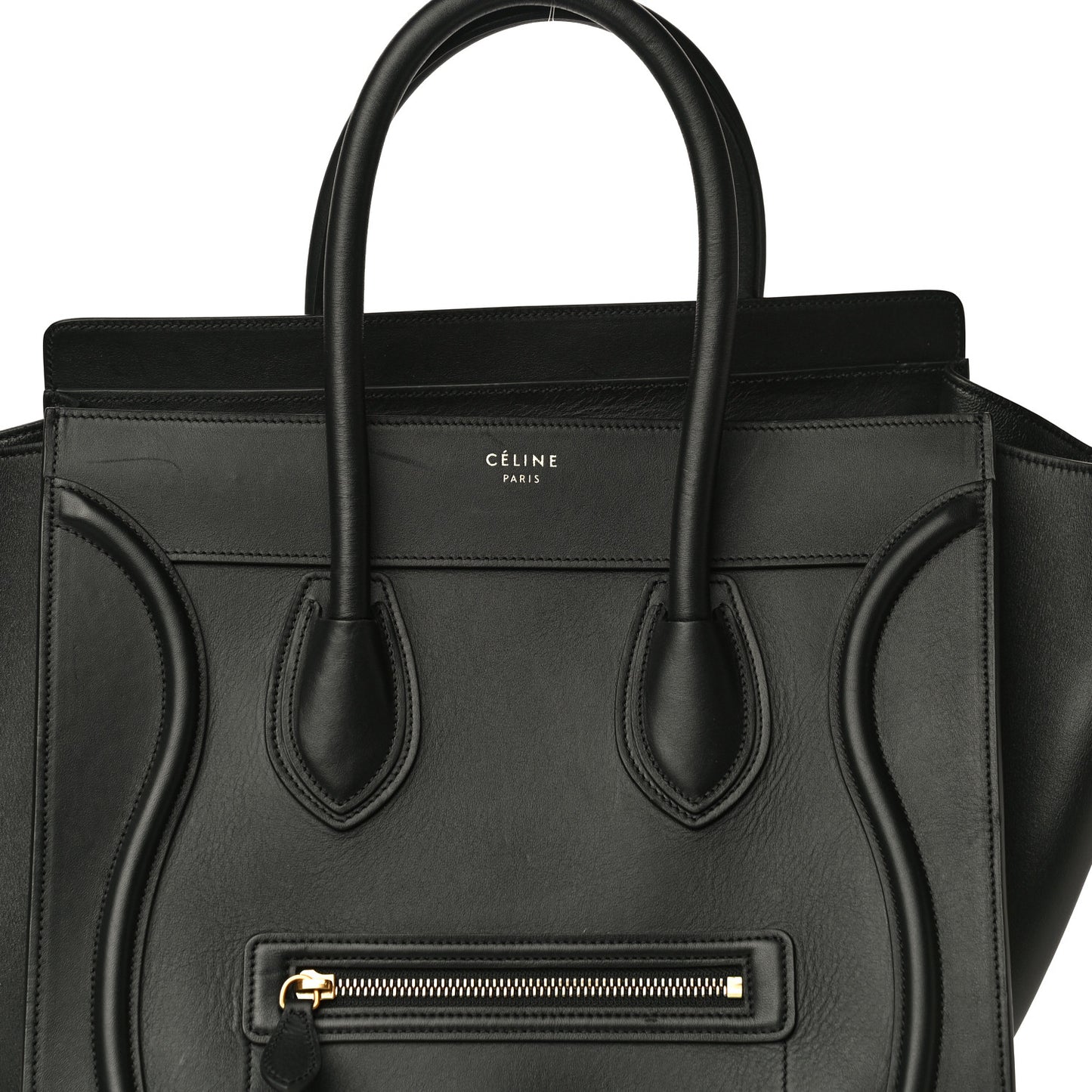 Smooth Calfskin Mini Luggage Black