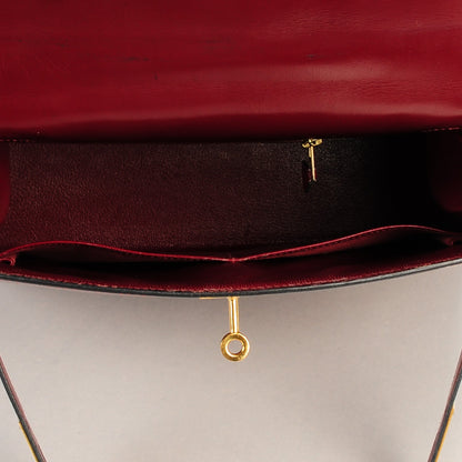 Hermes Box Kelly Sellier 28 Rouge H 18 of 18