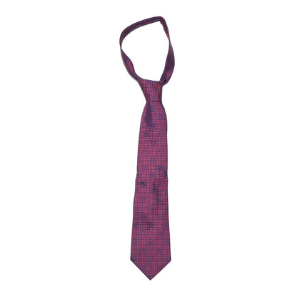 Chanel Mens Silk CC Neck Tie Navy Red 1 of 6