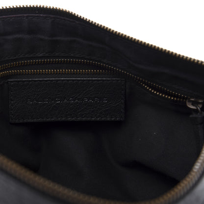 Balenciaga Agneau Classic Hardware Flat Handle Clutch Black 8 of 10