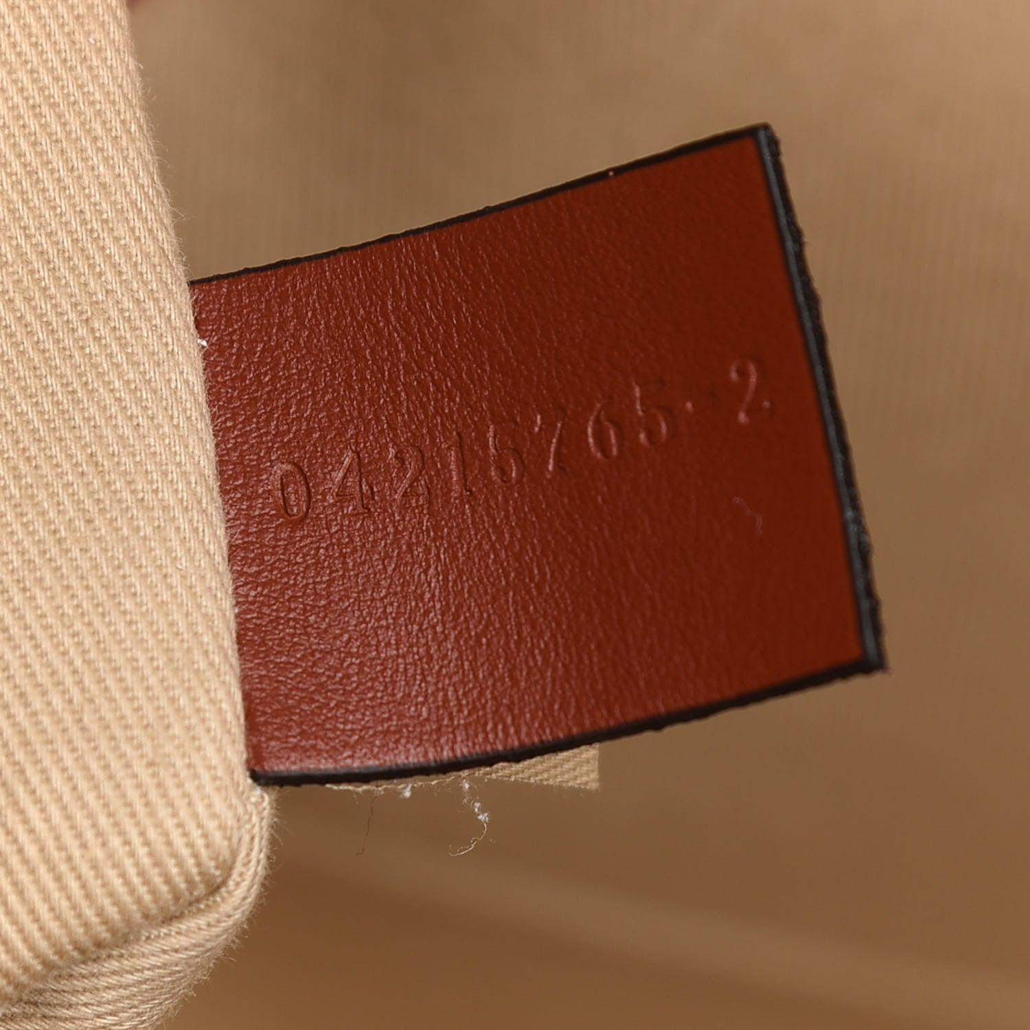 Chloe Cotton Calfskin Medium Woody Ribbon Tote White Brown 7 of 9