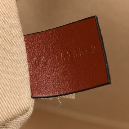 Chloe Cotton Calfskin Medium Woody Ribbon Tote White Brown 7 of 9