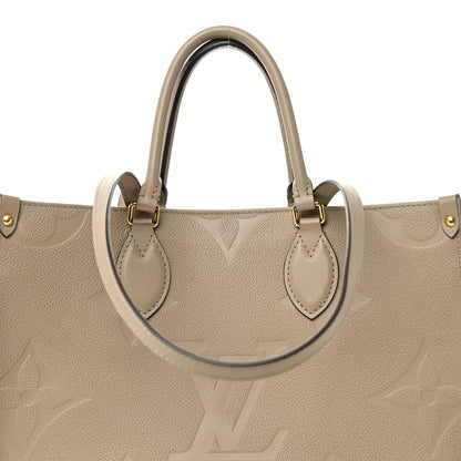 Louis Vuitton Empreinte Monogram Giant Onthego MM Tourterelle 6 of 9