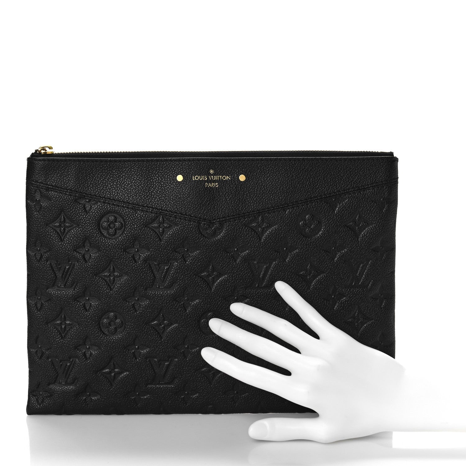 Louis Vuitton Empreinte Daily Pouch Black 2 of 8