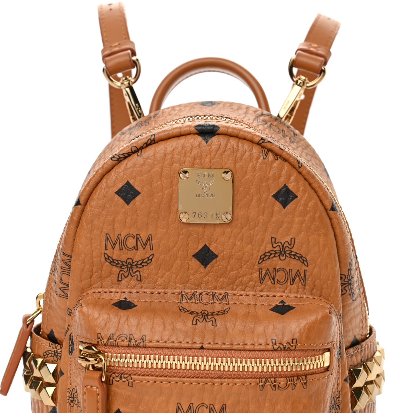 Visetos Side Stud X-Mini Stark Bebe Boo Backpack Cognac