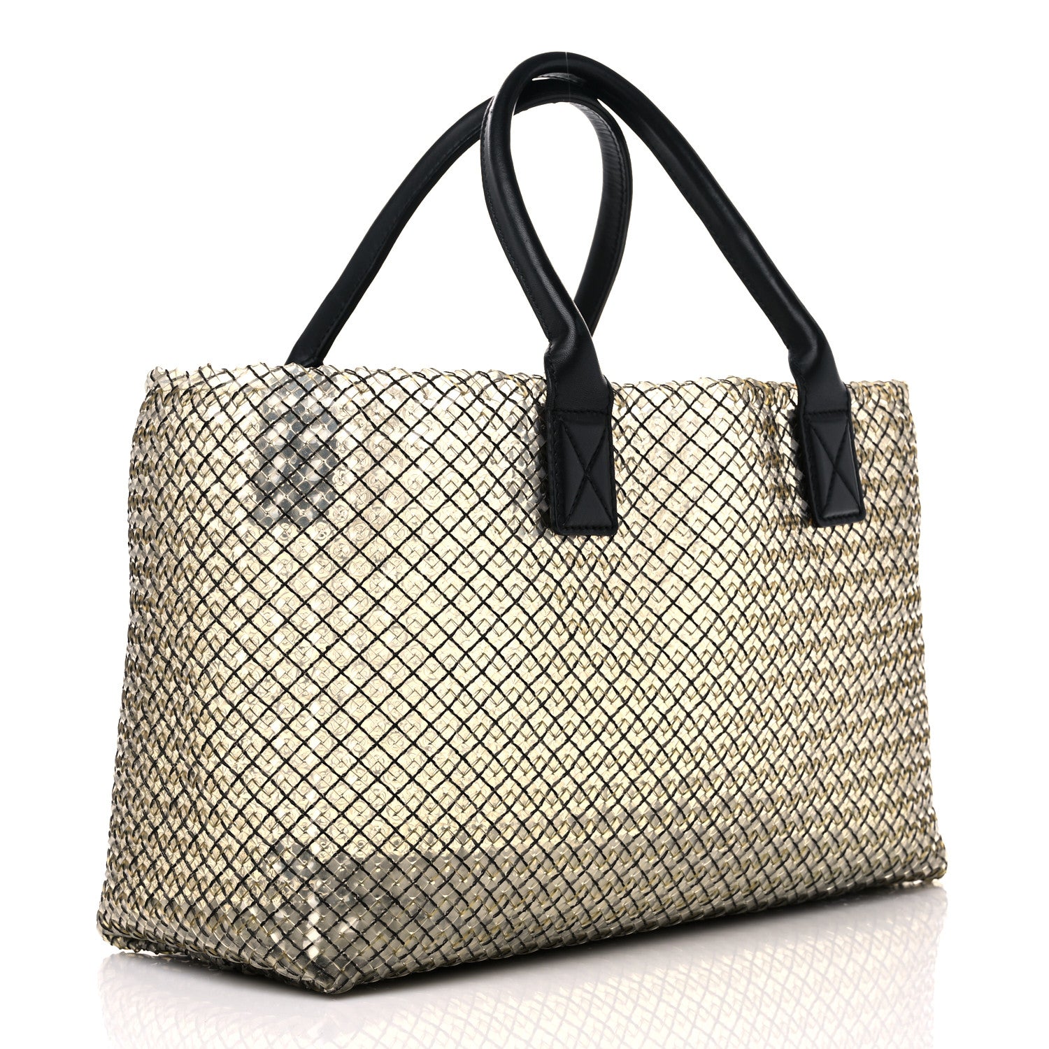 Bottega Veneta Nappa Intrecciato PVC Medium Cabat Black 4 of 12