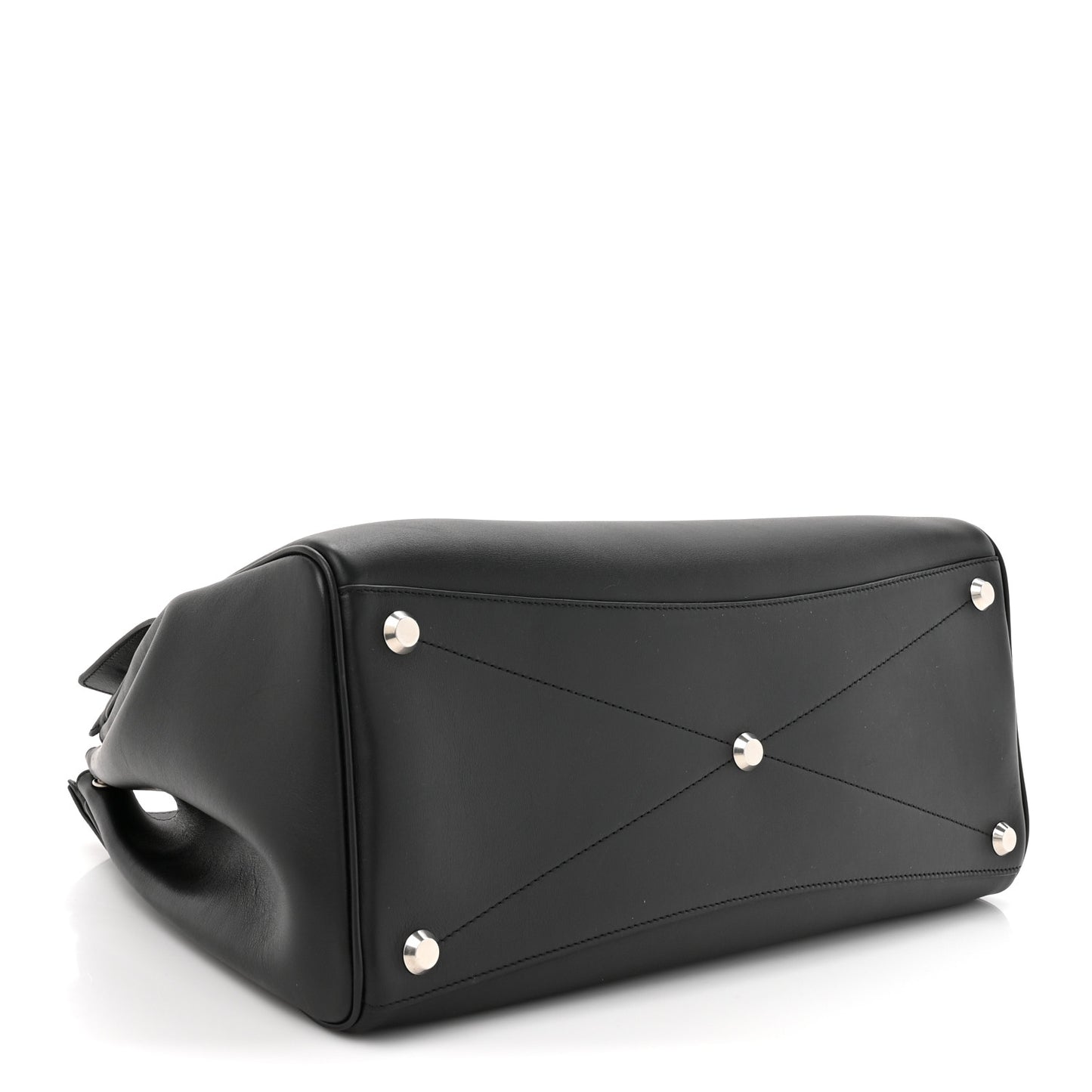 Smooth Calfskin Medium Bel Air Carry All Bag Black