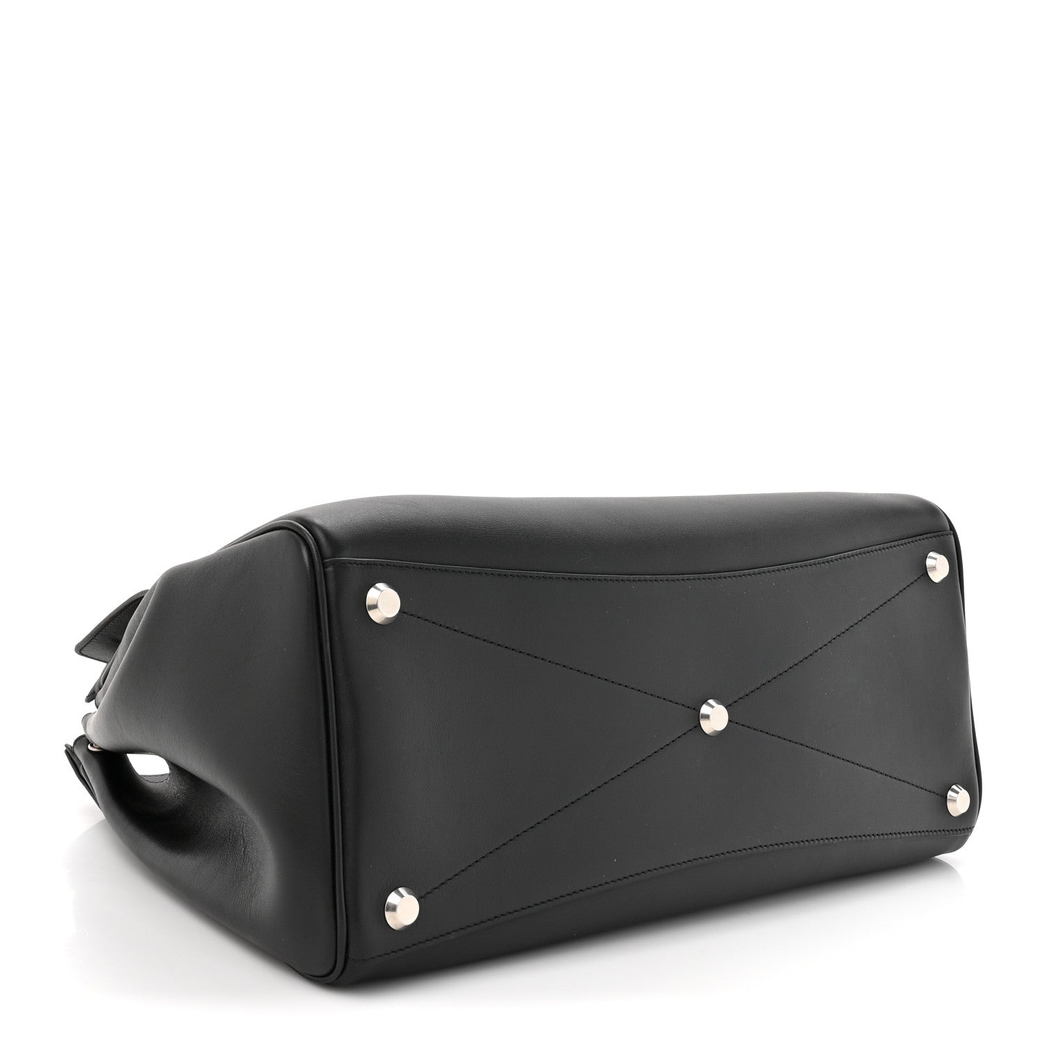 Balenciaga Smooth Calfskin Medium Bel Air Carry All Bag Black 4 of 10
