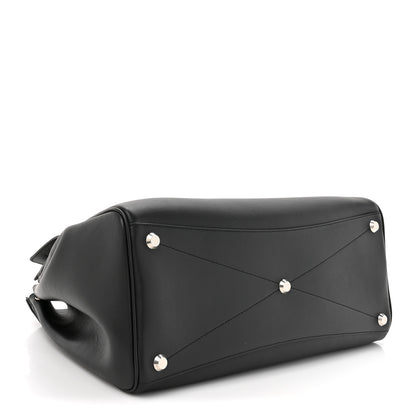 Balenciaga Smooth Calfskin Medium Bel Air Carry All Bag Black 4 of 10