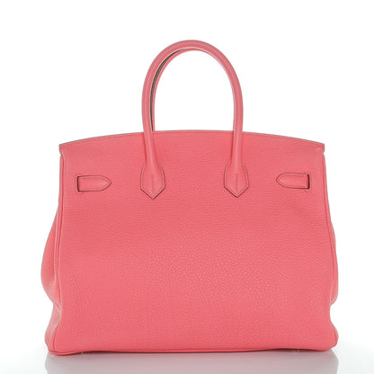 Hermes Togo Birkin 35 Rose Lipstick 4 of 21