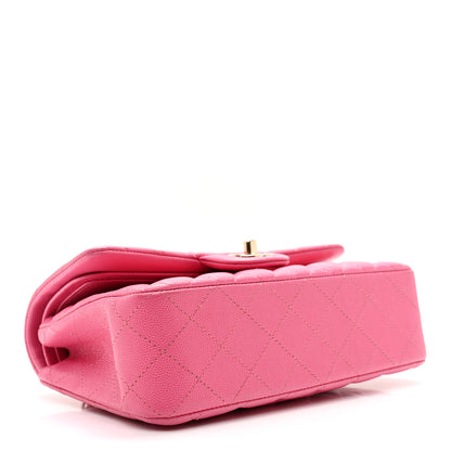 Chanel Caviar Quilted Small Double Flap Pink 4 of 12