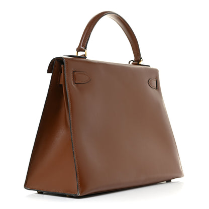 Hermes Box Kelly Sellier 28 Noisette 3 of 29