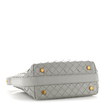 Bottega Veneta Calfskin Nappa Intrecciato Mini Wallace Agate Grey 4 of 12