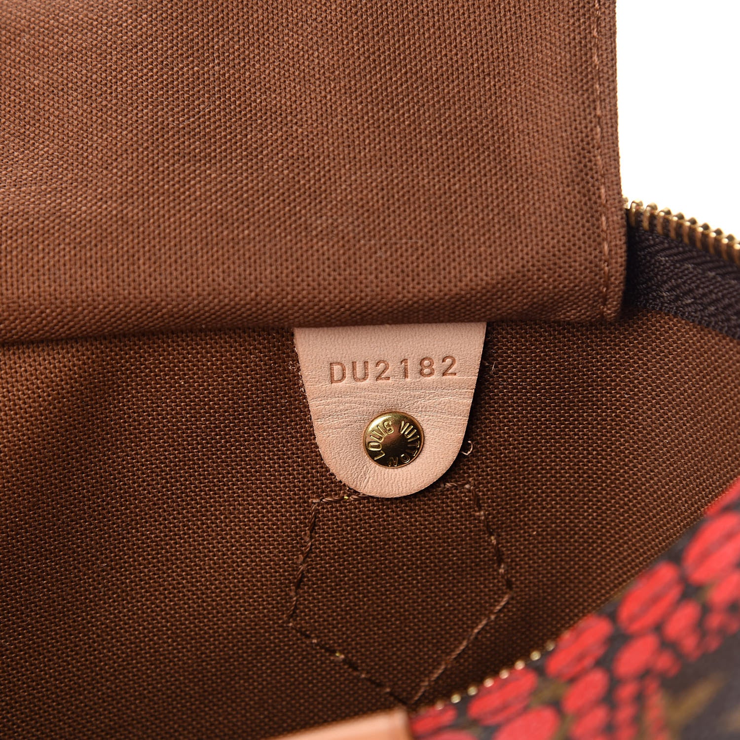 Louis Vuitton Monogram Kusama Town Speedy 30 Red 7 of 10