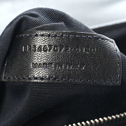 Saint Laurent Calfskin Y Quilted Monogram Toy Loulou Crossbody Bag Black 7 of 9