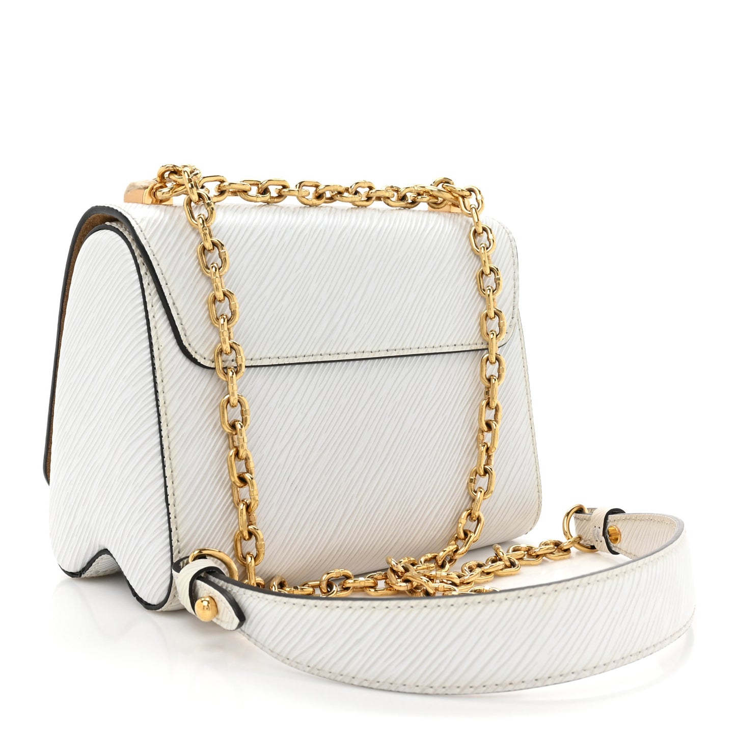 Epi Twist Shoulder Bag PM White
