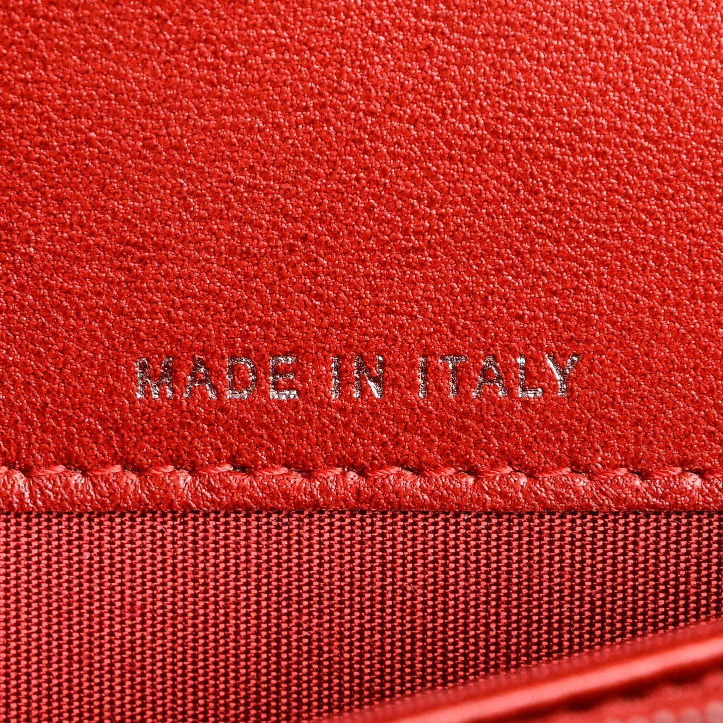 Lizard Wallet With Removable Chain Red