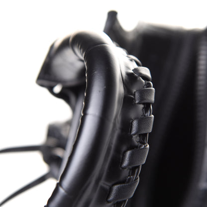 Balenciaga Semi Shiny Calfskin Crocodile Embossed Neo Classic Black Hardware Mini City Black 14 of 16