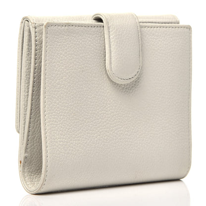Chanel Caviar Timeless CC Compact Flap Wallet White 3 of 7