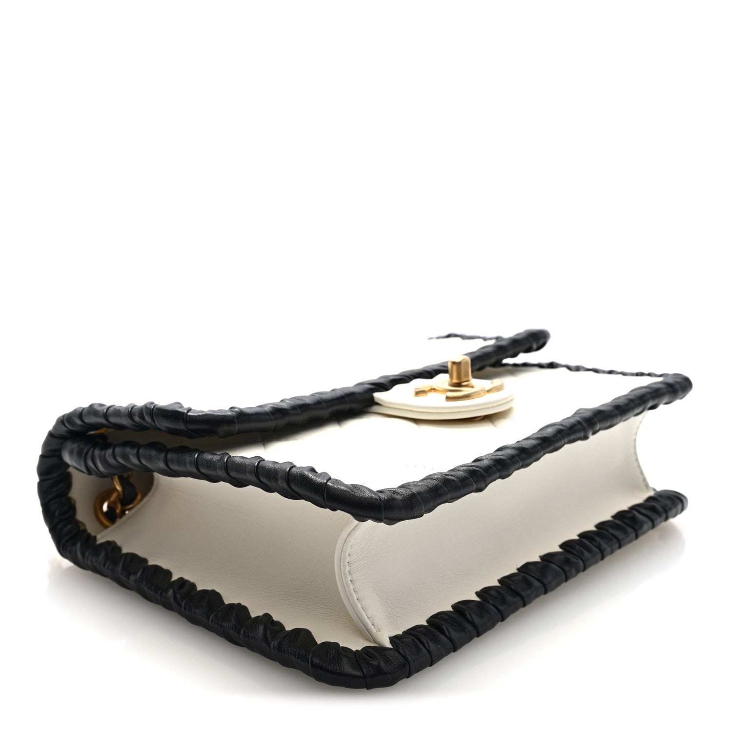 Chanel Braided Calfskin Small My Own Frame Flap White 4 of 10