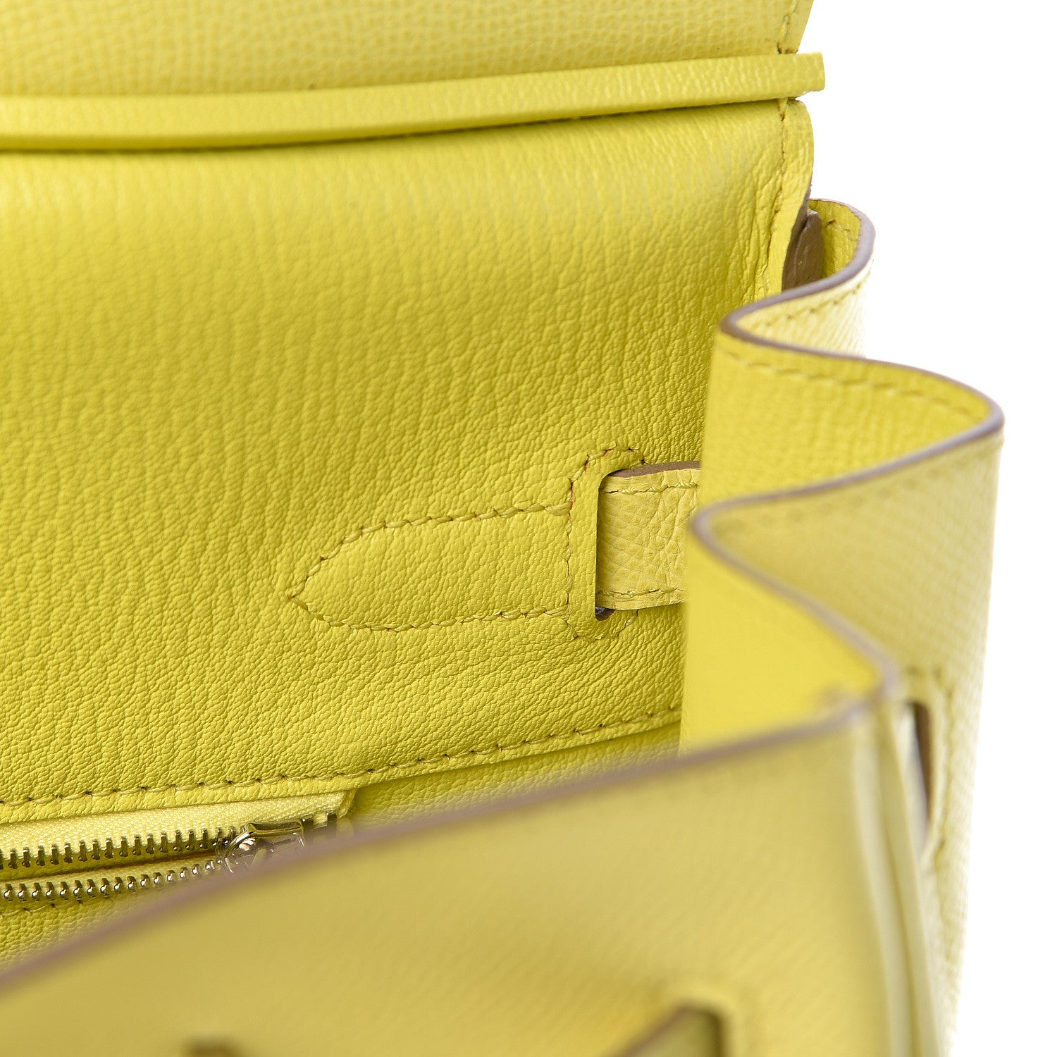 Hermes Epsom Birkin 35 Lime 11 of 38