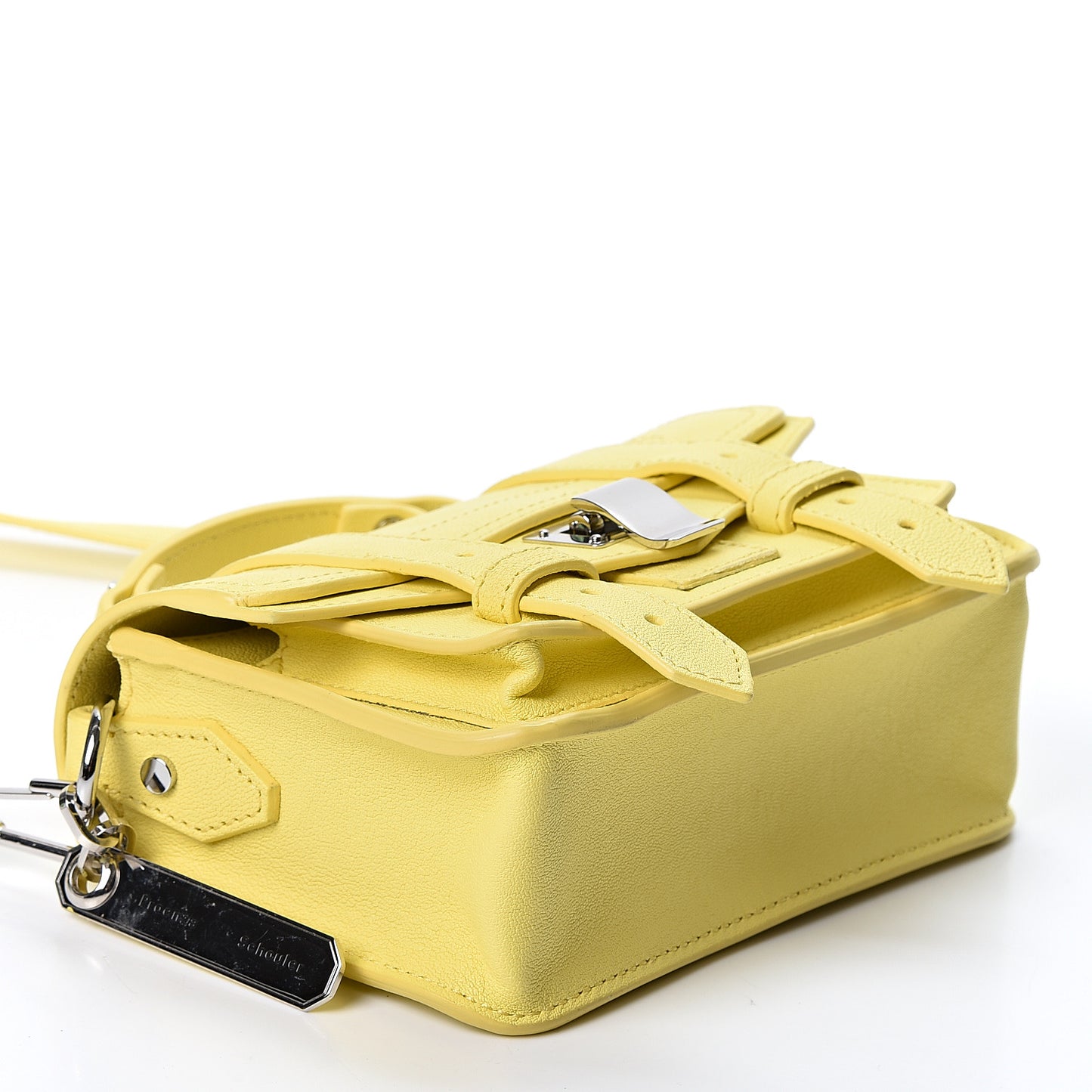 Lambskin Micro PS1 Satchel Canary Yellow