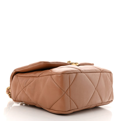 Chanel Lambskin Quilted Medium Chanel 19 Flap Brown 4 of 11