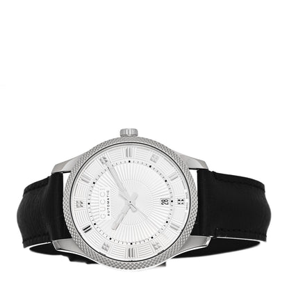 Gucci Stainless Steel Calfskin 40mm Eryx Automatic Watch 2 of 4