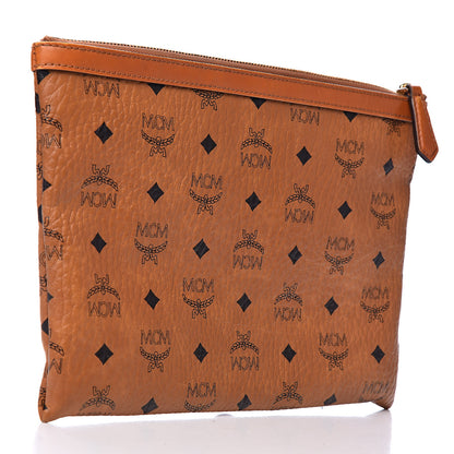 MCM Visetos Mini Pouch Cognac 3 of 14