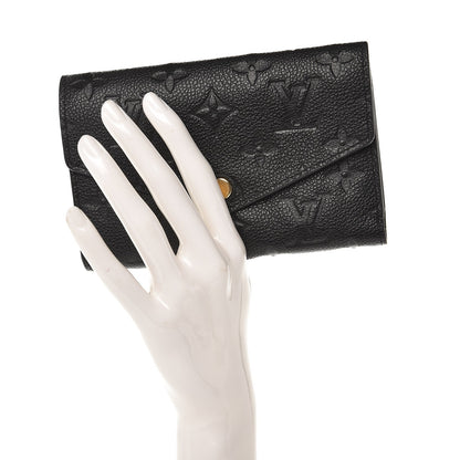 Louis Vuitton Empreinte Compact Curieuse Wallet Black 2 of 6