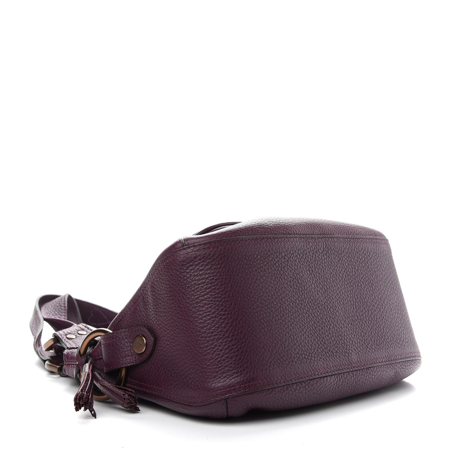 Mulberry Grained Calfskin Shoulder Bag Eggplant 4 of 11